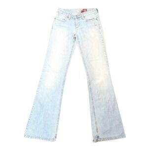 y2k bongo light wash flare jeans low rise bratz 2000s size 1